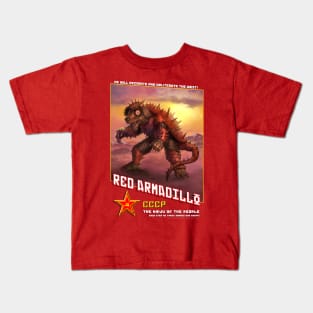 Red Armadillo Kids T-Shirt